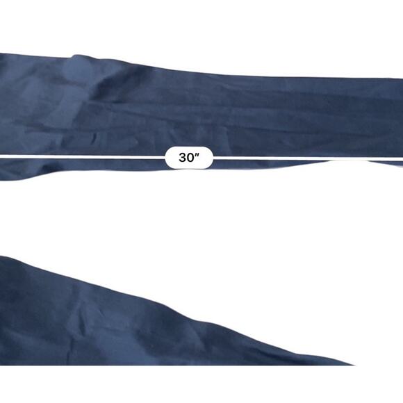 ASOS Navy Blue Linen Blend Flat Front Dress Pants Men’s Size 36x32 - Picture 4 of 6